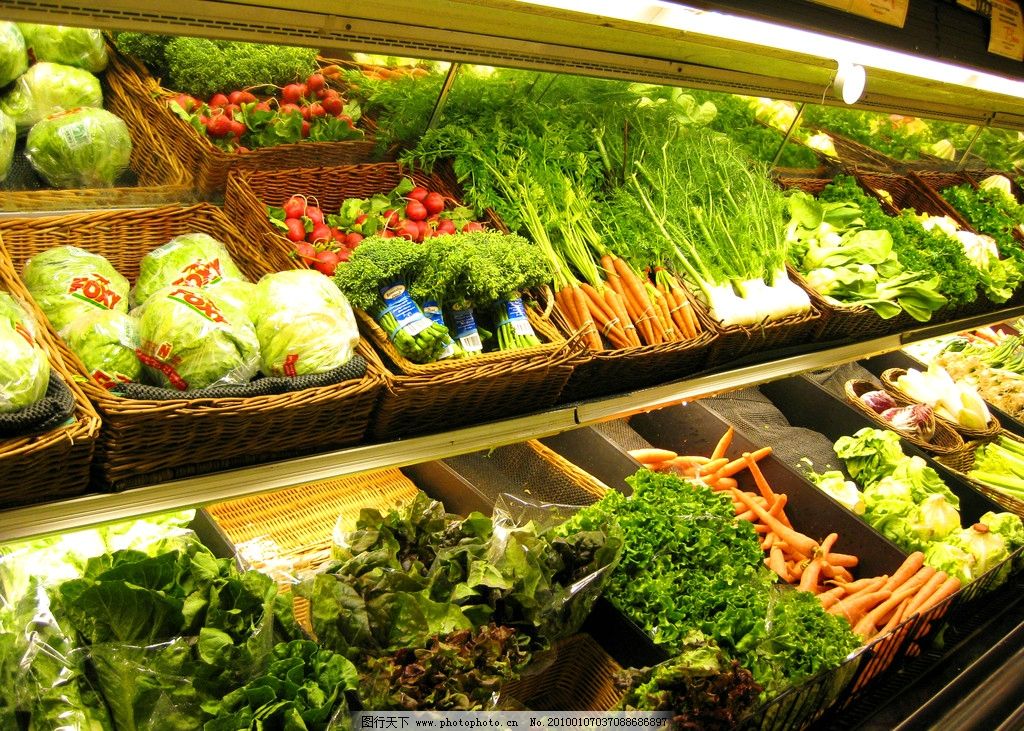 蔬菜超市图片