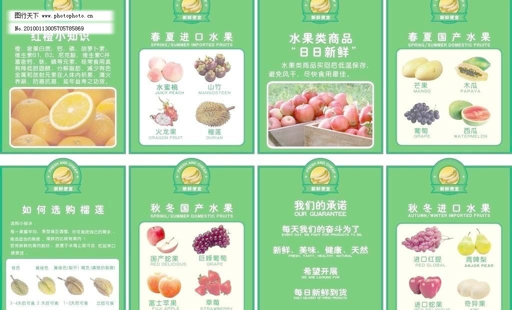 水果小知道图片_日常生活_矢量图_图行天下图