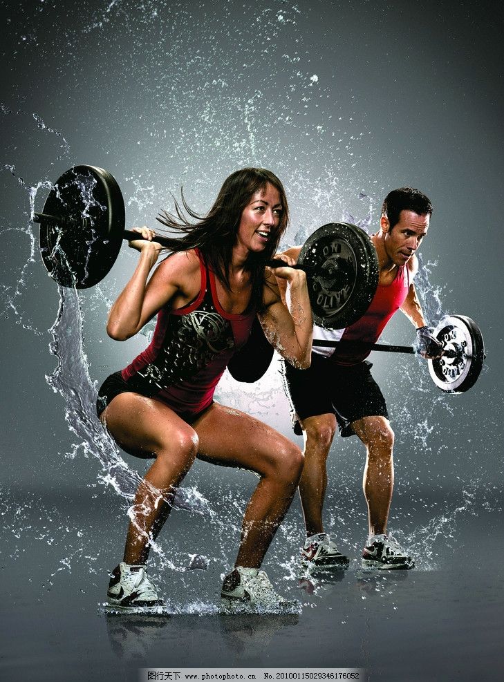 杠铃操海报图片