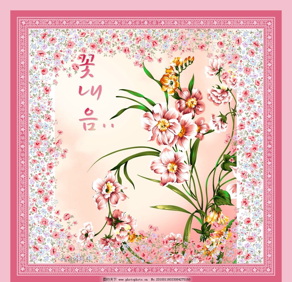 韩国新潮6图片,荷花 梅花 菊花烟花 百花 花图腾