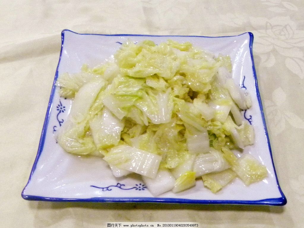 清炒大白菜 川菜 湘菜 客家菜 大全 传统美食 餐饮美食 摄影