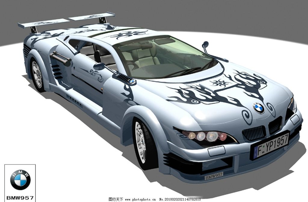 概念bmw957 车 3d 设计 max 跑车 宝马 bmw 3d作品 3d设计 300dpi jpg