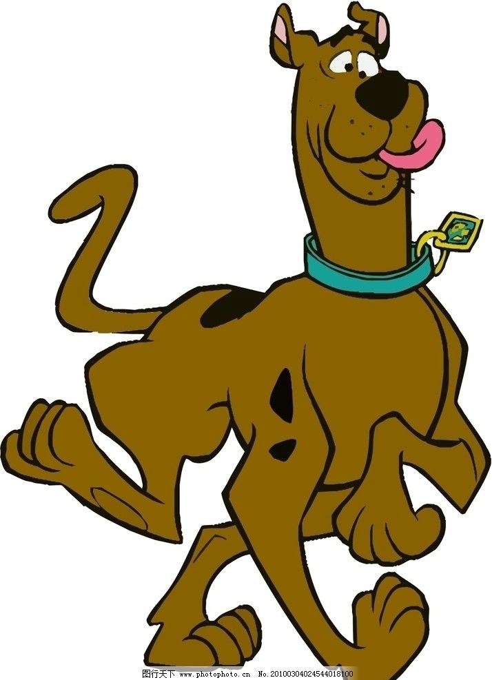 卡通动漫人物 史酷比 狗图片