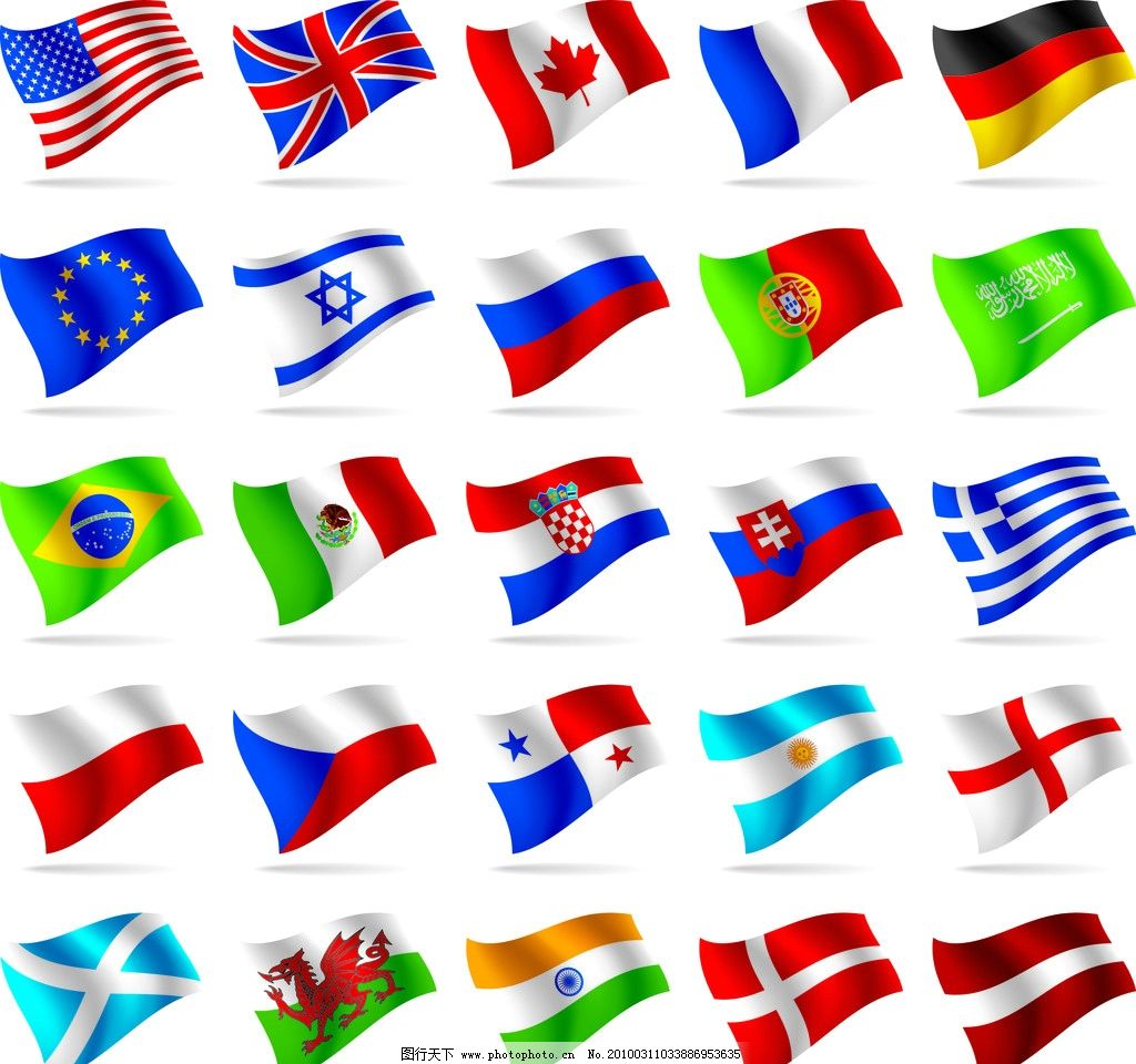 世界各国国旗来源-千图网