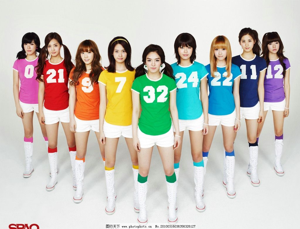 SPAO衣服代言 少女时代图片