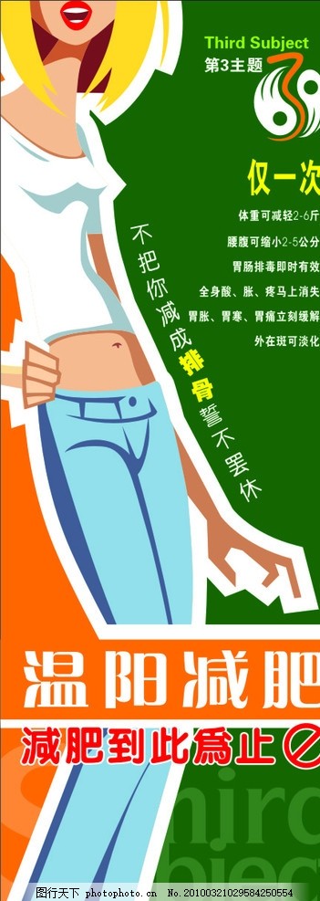 第三主题减肥展架