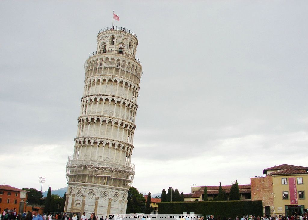 比萨斜塔手绘图|比萨斜塔,手绘图转换为矢量